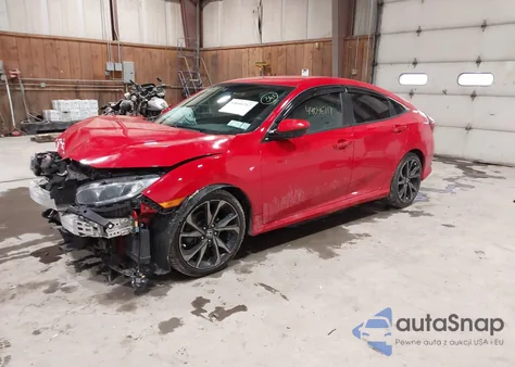 2019 Honda Civic Sport z USA, uszkodzony, nr VIN 2HGFC2F83KH567927